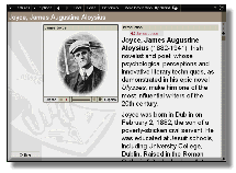 Encarta 97 - screen shot of James Joyce article